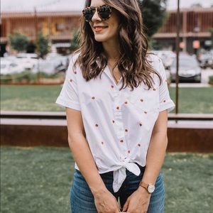 Madewell Strawberry Courier Top 🍓